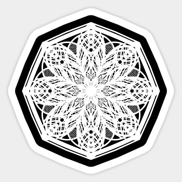 Mandala magic circle 09 Sticker by B&E